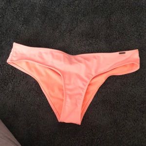 Orange Hollister cheeky bathing suit bottom